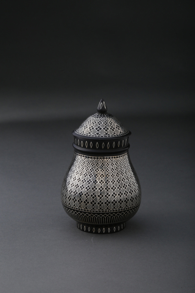 GOBLET BRASS WIRE VASE Phuljhadi